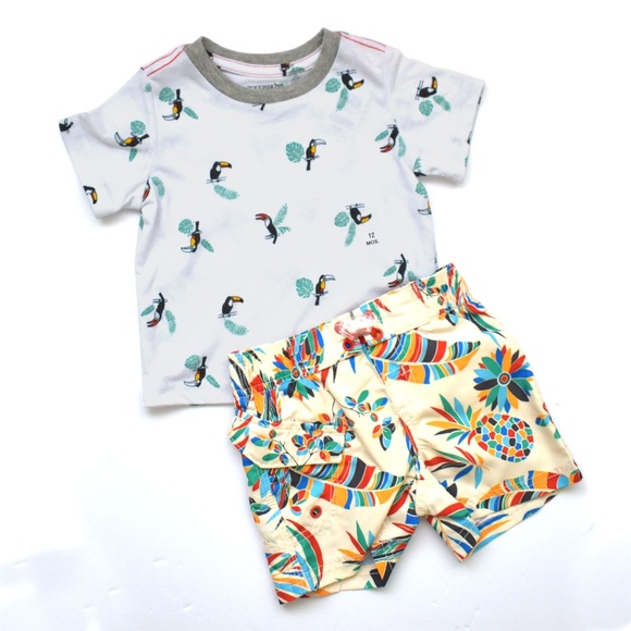 Toughskins & Joe Boxer Other - Toughskins & Joe Boxer Infant Boys Shirt & Shorts